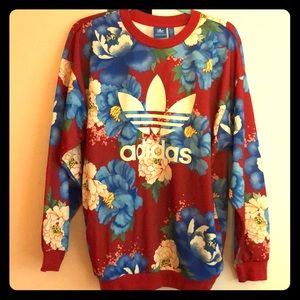 Adidas Floral sweatshirt from ASOS 🌼🌸